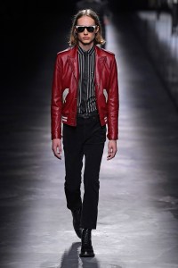 Model on the catwalk