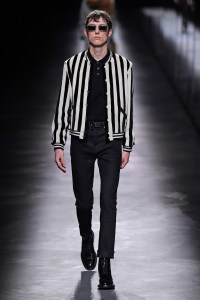 Model on the catwalk