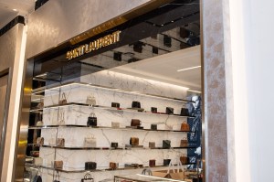 The Saint Laurent shop.