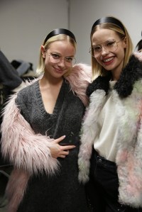 Backstage at Sandy Liang RTW Fall 2019
