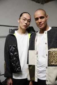 Backstage at Sandy Liang RTW Fall 2019