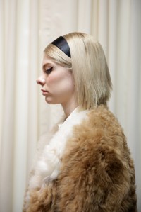 Backstage at Sandy Liang RTW Fall 2019