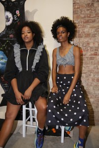 Backstage at Sandy Liang RTW Fall 2019