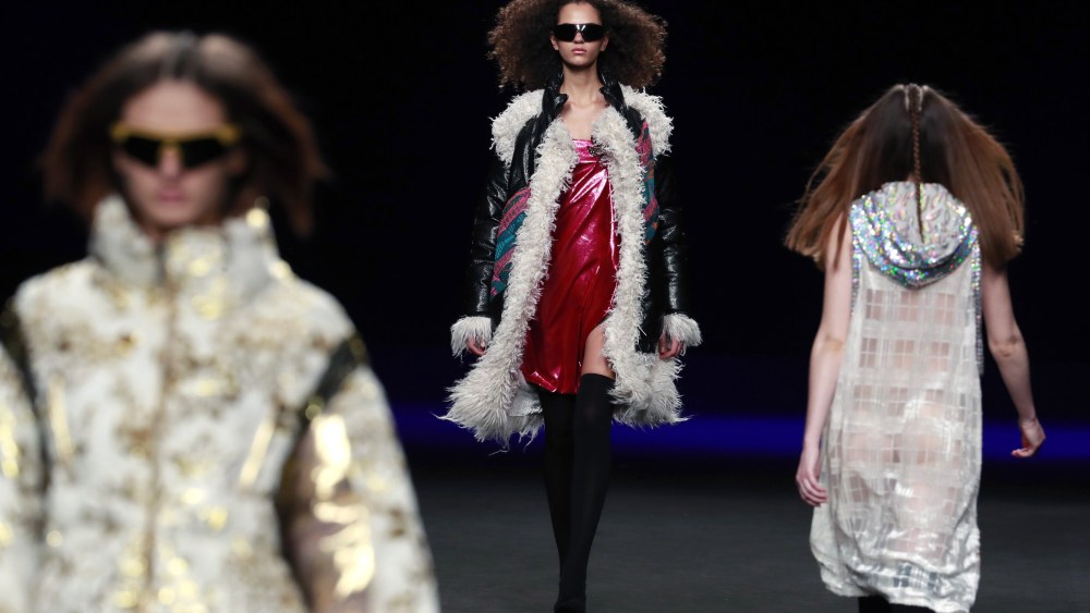 models at fashion show