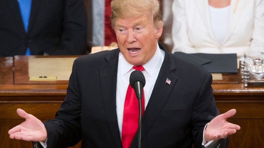 US President Donald J. Trump delivers his second State of the Union address, Washington, Dc, USA - 05 Feb 2019