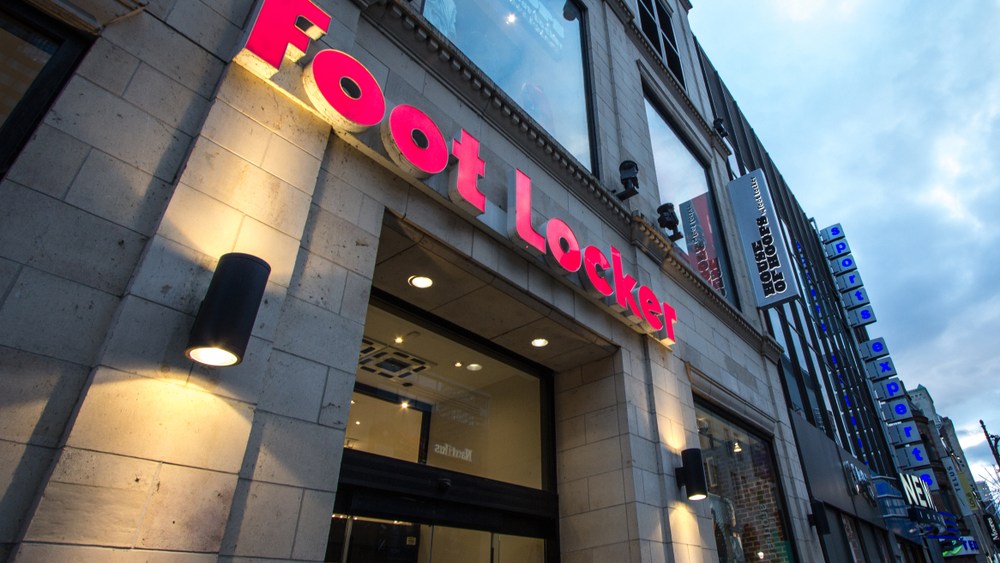 Outside of a Footlocker