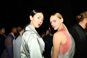 Backstage at Sies Marjan RTW Fall 2019