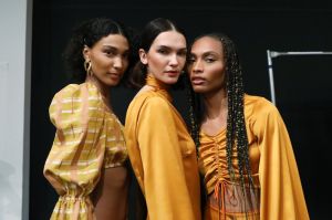 Backstage at Staud RTW Fall 2019