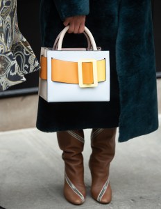 Street style at New York Fashion Week Women's Fall 2019