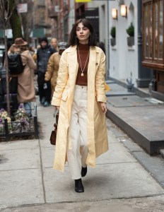 Street style at New York Fashion Week Women's Fall 2019