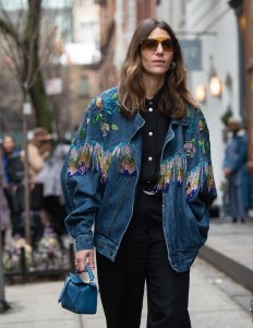 Street style at New York Fashion Week Women's Fall 2019