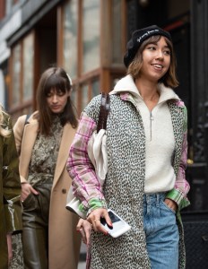 Street style at New York Fashion Week Women's Fall 2019