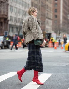 Street style at New York Fashion Week Women's Fall 2019