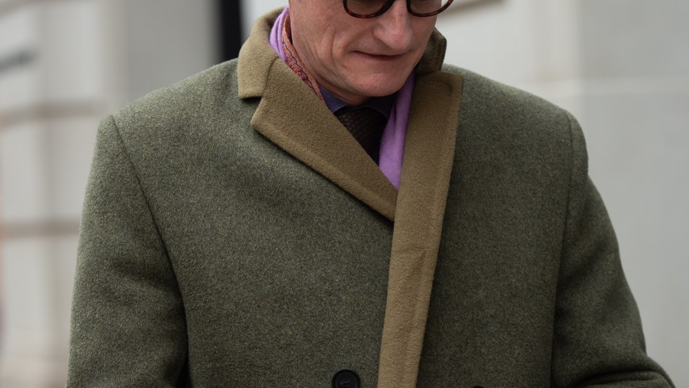 Hamish Bowles Street style at New York Fashion Week Women's Fall 2019