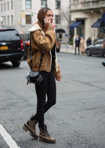 Street style at New York Fashion Week Women's Fall 2019