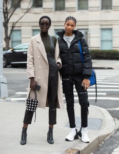 Street style at New York Fashion Week Women's Fall 2019