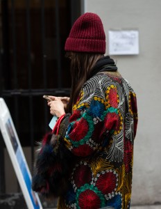 Street style at New York Fashion Week Women's Fall 2019