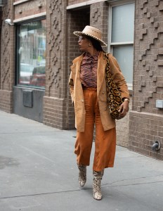 Street style at New York Fashion Week Women's Fall 2019