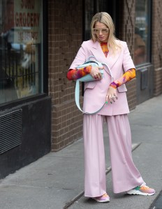 Street style at New York Fashion Week Women's Fall 2019