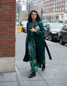 Street style at New York Fashion Week Women's Fall 2019