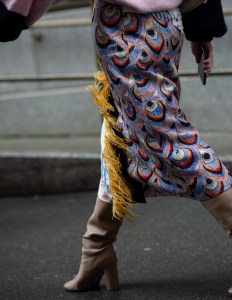 Street style at New York Fashion Week Women's Fall 2019