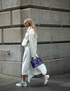 Street style at New York Fashion Week Women's Fall 2019
