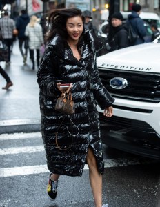 Street style at New York Fashion Week Women's Fall 2019