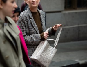 Street style at New York Fashion Week Women's Fall 2019