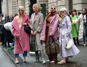 Street style at New York Fashion Week Women's Fall 2019