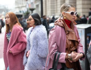 Street style at New York Fashion Week Women's Fall 2019