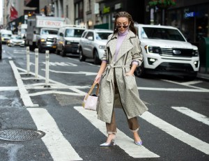 Street style at New York Fashion Week Women's Fall 2019