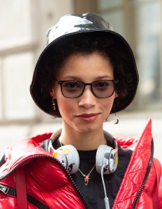 Street style at New York Fashion Week Women's Fall 2019