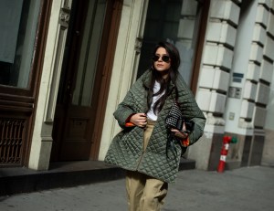Street style at New York Fashion Week Women's Fall 2019