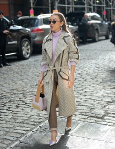 Street style at New York Fashion Week Women's Fall 2019