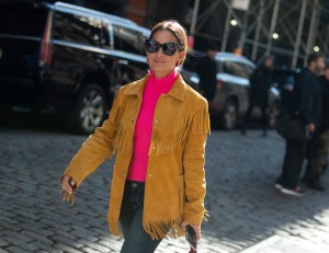 Street style at New York Fashion Week Women's Fall 2019