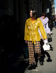 Street style at New York Fashion Week Women's Fall 2019