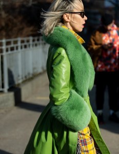 Street style at New York Fashion Week Women's Fall 2019