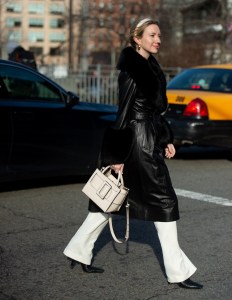 Street style at New York Fashion Week Women's Fall 2019