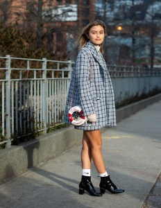 Street style at New York Fashion Week Women's Fall 2019