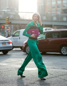Street style at New York Fashion Week Women's Fall 2019