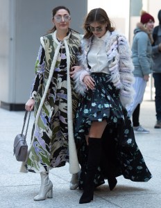 Street style at New York Fashion Week Women's Fall 2019