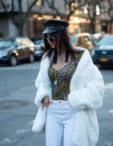 Street style at New York Fashion Week Women's Fall 2019