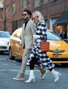 Street style at New York Fashion Week Women's Fall 2019
