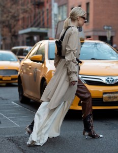 Street style at New York Fashion Week Women's Fall 2019