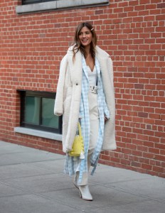 Street style at New York Fashion Week Women's Fall 2019