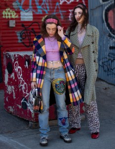 Street style at New York Fashion Week Women's Fall 2019