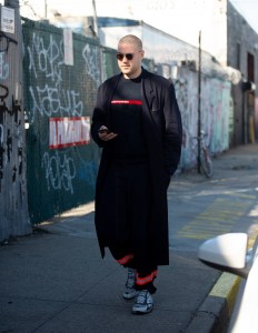 Street style at New York Fashion Week Women's Fall 2019
