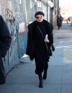 Street style at New York Fashion Week Women's Fall 2019