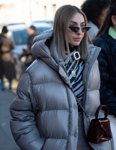 Street style at New York Fashion Week Women's Fall 2019