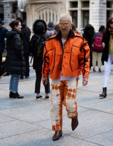 Street style at New York Fashion Week Women's Fall 2019